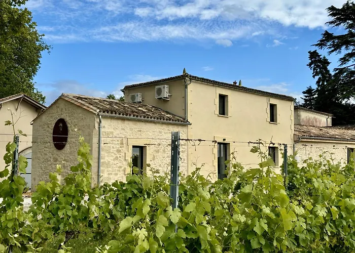 L'eperonnette, Cozy House With Swimming Pool, Surrounded By Vineyard, Near St Emilion * Vérac